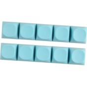 Resim Lovıver Pbt Keycaps Ma Profili, Top Şekli, Tüm Cherrymx Mekanik Klavye Açık Mavi (Yurt Dışından) 