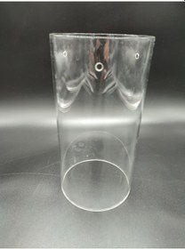 Resim Silindir Avize Camı.yanlardan Vidalı. Çap:12.00cm-h:25.00cm. Şeffaf 