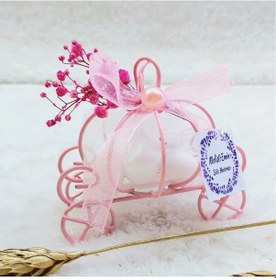 Resim Saray Arabası Meltal Kız Bebek Hediyelik(30 Adet) 