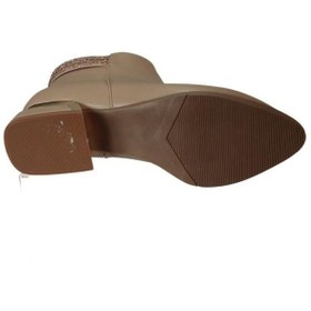 Resim Yazkış Kadın Siyah Krem Nut Cilt Bileği Taşlı 11cm Bilekboyu Fashıon Bot 001 