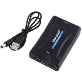 Resim HDMI To Scart Av 1080P\u002F720P Çevirici Dönüştürücü Adaptör 