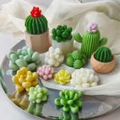 Resim Silikon Kaktüs Kokulu Mum Kalıp, El Yapımı Kup Wax, Sukulent Mum Kalıpları, DIY Reçine Süsleri, Sanat Zanaat Malzemeleri, Wax Crafting Aletleri 
