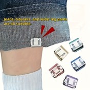 Resim 5/10 çift görünmez pantolon paça kısaltma klipsi, kaymaz etek klipsleri, dikişsiz pantolon bağcıkları, çekiştirmeyi önleyen ayak sabitleyiciler, hazır giyim için mükemmel 