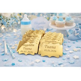 Resim Yeni Doğan Bebeklere Kişiye Özel Magnet No 113 