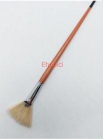 Resim Cenova Art 113 Doğal Uzun Sap Yelpaze Fırça No:12 