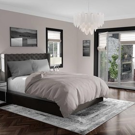 Resim Monnhein Yıkanabilir Halı ve Yolluk - Kaymaz Tabanlı Salon Halısı, Mutfak Halısı, Modern Dijital Baskı Tasarım (0250) 