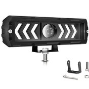 Resim Yunboo 6 İnç Tekli Led Feneri, 3 Renk Seçenekli 6000k/4500k/3000k , 40w 4000lm, Alüminyum Gövde, Ip68 Su Geçirmez, Araç Ve Dış Mekan Için 