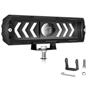 Resim Yunboo 6 İnç Tekli Led Feneri, 3 Renk Seçenekli 6000k/4500k/3000k , 40w 4000lm, Alüminyum Gövde, Ip68 Su Geçirmez, Araç Ve Dış Mekan Için 