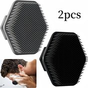 Resim 2 Adet Derin Temizlik ve Masaj için Silikon Yüz Peeling Fırçası, Manuel Temizlik Aracı 