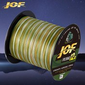 Resim JOF 12 Örgülü 300m/328 Yard Örgü Olta İpi - Polietilen Ana Hattı, X12 11.34-54.43KG Uzun Atış PE Yem İpi, Pürüzsüz Yüksek Dayanıklılık Deniz ve Tatlısu Balıkçılığı İçin Uygun Karides İpi, 1 Adet 