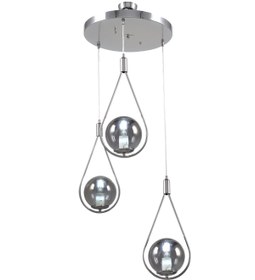 Resim Begüsa Meksika 3.lü Krom Füme Glob Cam 