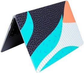 Resim McStorey MacBook Air 13.6 İnç Desenli Kılıf A2681 A3113 A3240 A3449 M2 M3 M4 M5 Uyumlu İnce Sert Kapak Hard Case Turkuaz 