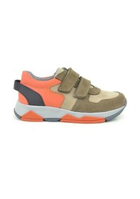 Resim Rakerplus Hakiki Deri Kum Rengi Çocuk Sneakers Spor Ayakkabı 