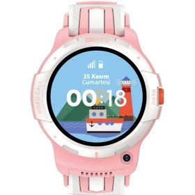 Resim Xee Kids-11 Sim Kartlı Konum Takipli Görüntülü Konuşmalı Akıllı Çocuk Saati Pembe 