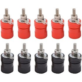 Resim 5 Takım 4mm Born Klemens Büyük Boy Kırmızı - Siyah 