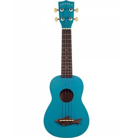 Resim Kala Makala Shark Soprano Mavi Ukulele 