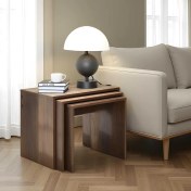 Resim Adore Trıple Zigon Sehpa - Oslo Ceviz 