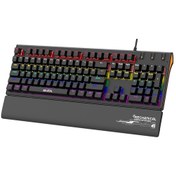 Resim Springsun Mekanik Oyun Klavyesi - 9 Aydınlatma Modlu, Usb Bağlantılı, Ergonomik Destekli 