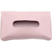 Resim Rogfer Araba Kolçak Kutusu Güneşlik Asılı Deri Mendil Kutusu Pembe 