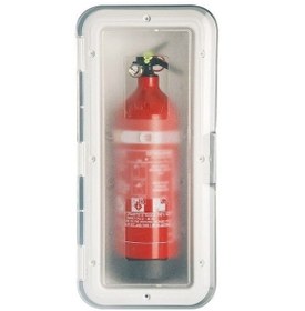 Resim Tekne Yangın Tüpü Kutusu. Şeffaf. 2kg Tüp İçin. 22x48x12cm 