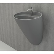 Resim Bocchi Venezia Asma Monoblok Lavabo 54 Cm Mat Gri 1083-006-0126 