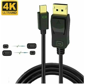 Resim Alfatech Mini Dp → Display Çevirici Kablo 1,8 Metre - Mini Displayport To Display Kablo 