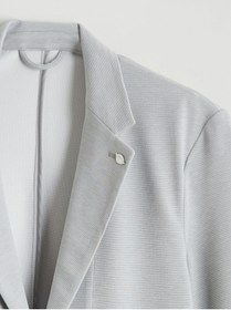 Resim LC Waikiki Gri Dar Kalıp Erkek Blazer Ceket 
