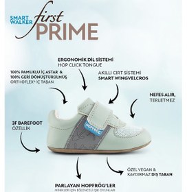 Resim Hopfrög Kids Smart Walker First Prime Super Mat Havalı Barefoot İlk Adım Bebek Ayakkabı 