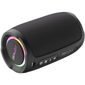Resim Kangvka Zealot S49 Taşınabilir Bluetooth Hoparlör, 40w Kablosuz Ses, Ip67 Su Geçirmez, Uzun Çalma Süresi, Siyah 