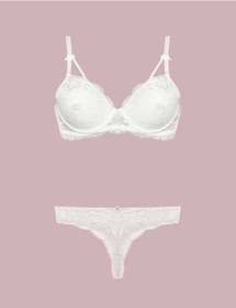 Resim Nurteks 4430 Destekli Sütyen Takım Ekru 