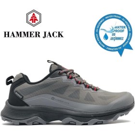 Resim Hammer Jack 101-23756-m Duisburg Su Geçirmez Outdoor Erkek Spor Ayakkabı Gri 