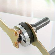 Resim 5 adet Elektrikli Matkap Adaptörü Seti, Metal Dönüşüm Başlığı Bağlayıcı Kiti, 10mm Shank Mandrel, Basınç Plakası ve Güç Aracı Aksesuarları için Bağlantı Çubukları, Elektrikli Matkap Aksesuarı 