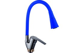 Resim Starseven Oynar Başlıklı Çelik Spiral Üzeri Silikon Kaplama Musluk Başlığı Kobra Fonksiyonlu Musluk - 