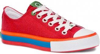 Resim United Colors of Benetton Bnt 21Y 30176 Kırmızı Bayan Ayakkabı Bayan Spor 
