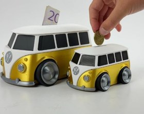 Resim VW BUS - PIGGY BANK Çocuklar İçin Eğlenceli Kumbara – Para Biriktirme ve Tasarruf Alışkanlığı vosvos kumbara 