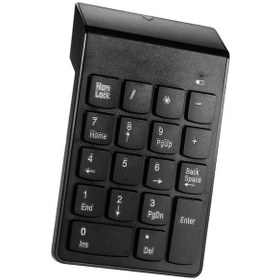 Resim Springsun 2.4 G USB Sayısal 18 Tuşlu Kablosuz Mini Dijital Klavye 