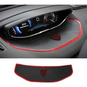 Resim komauto 2017 Model 5008 Uyumlu Kaymaz Ped Kırmızı Logolu 