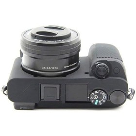 Resim Sanger A6300 Sony Fotoğraf Makinesi Silikon Kılıf Siyah 