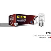 Resim Nıken T20 Dipsız Ampul 1016 W21/5w W3x16d Adet Fiyat 