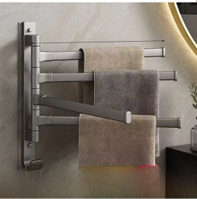 Resim Yifomall Duvar Kurulu Çekilebilir Çorap Çıkma Aleti, Evde Çamaşır Kurutma, Delme Yok, Çoklu Klipsli, Balkon İçin, Gri Renk, Çift Yöntemli Montajlı Diğer 