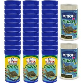 Resim Turtle Sticks 36x100ml Kutu Kaplumbağa Yemi ve 2x250ml Kutu 