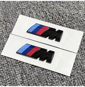 Resim Bmw 3 Serisi Uyumlu M Çamurluk Arması Seti 2'li Piano Black 