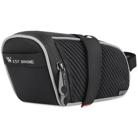 Resim Batı Bisiklet Bisiklet Su Geçirmez Kuyruk Çantası Dağ Bisikleti Sürme Ekipmanları Eyer Çantası Büyük Siyah Gri Diğer 