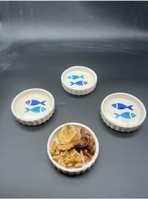 Resim Megg Balık Sosluk Lokumluk Reçellik Çerezlik 4'lü 