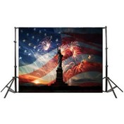 Resim Reedark Bağımsızlık Günü Temalı Fotoğraf Fon Perdesi - 8 Desen Seçeneği 90x150cm 
