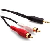Resim Bisıfır 2rca 3,5mm 5 Metre Stereo Kablo Gold 