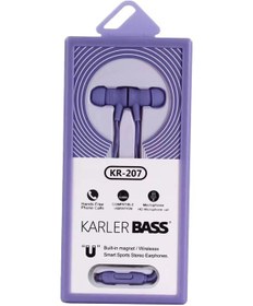 Resim Muratech Karler Bass Kr-207 Mıknatıslı Kablolu Kulaklık - Mor 