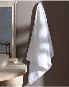 Resim Madame Coco Martha Banyo Havlusu Tencel - Beyaz - 80x150 Cm 8684427029497 Beyaz 