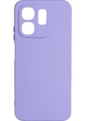 Resim İnfinix Smart 9 Kılıf Biye Yumuşak Silikon Case Lila 