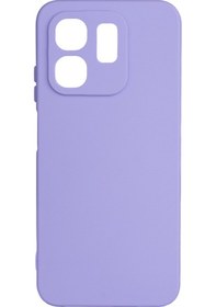 Resim İnfinix Smart 9 Kılıf Biye Yumuşak Silikon Case Lila 